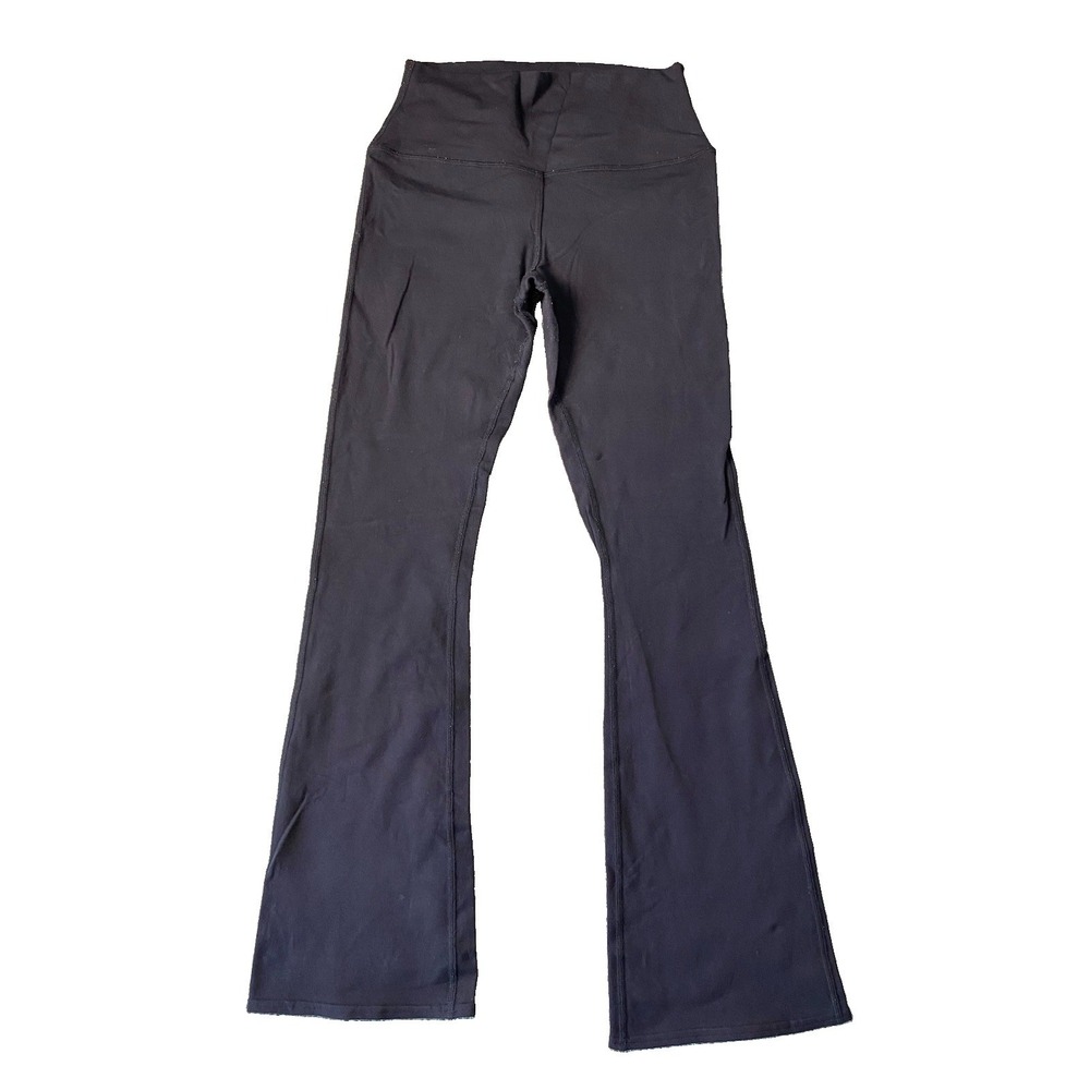 ALO Yoga Women's Flutter LEGGINGS Size S HIGH WAIST Bootcut FLARE Full Length